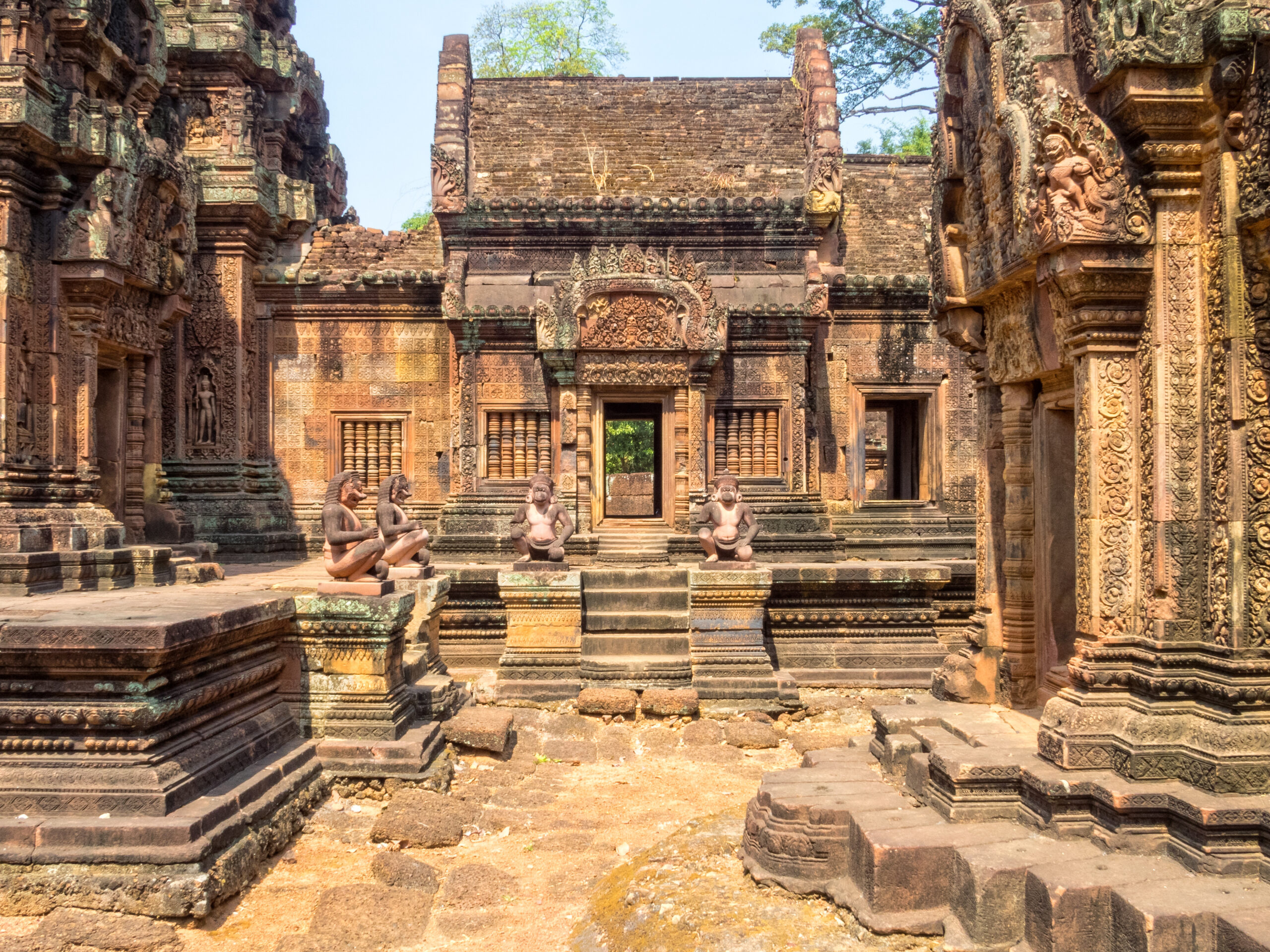 inner enclosure of the 'Citadel of the Women' - Banteay Srei, Cambodia 