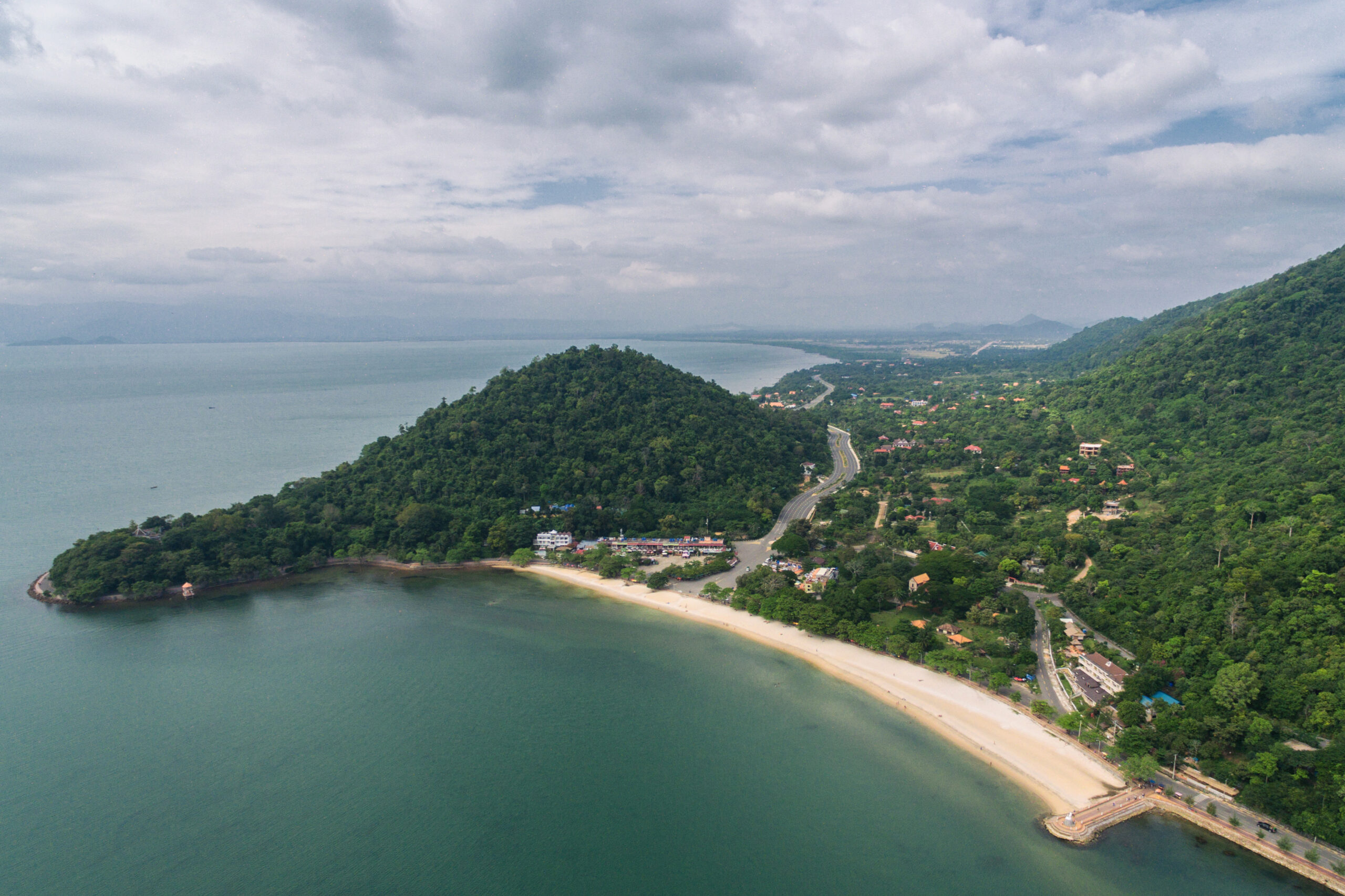 Kep White Sand Beach in Kampot, Cambodia