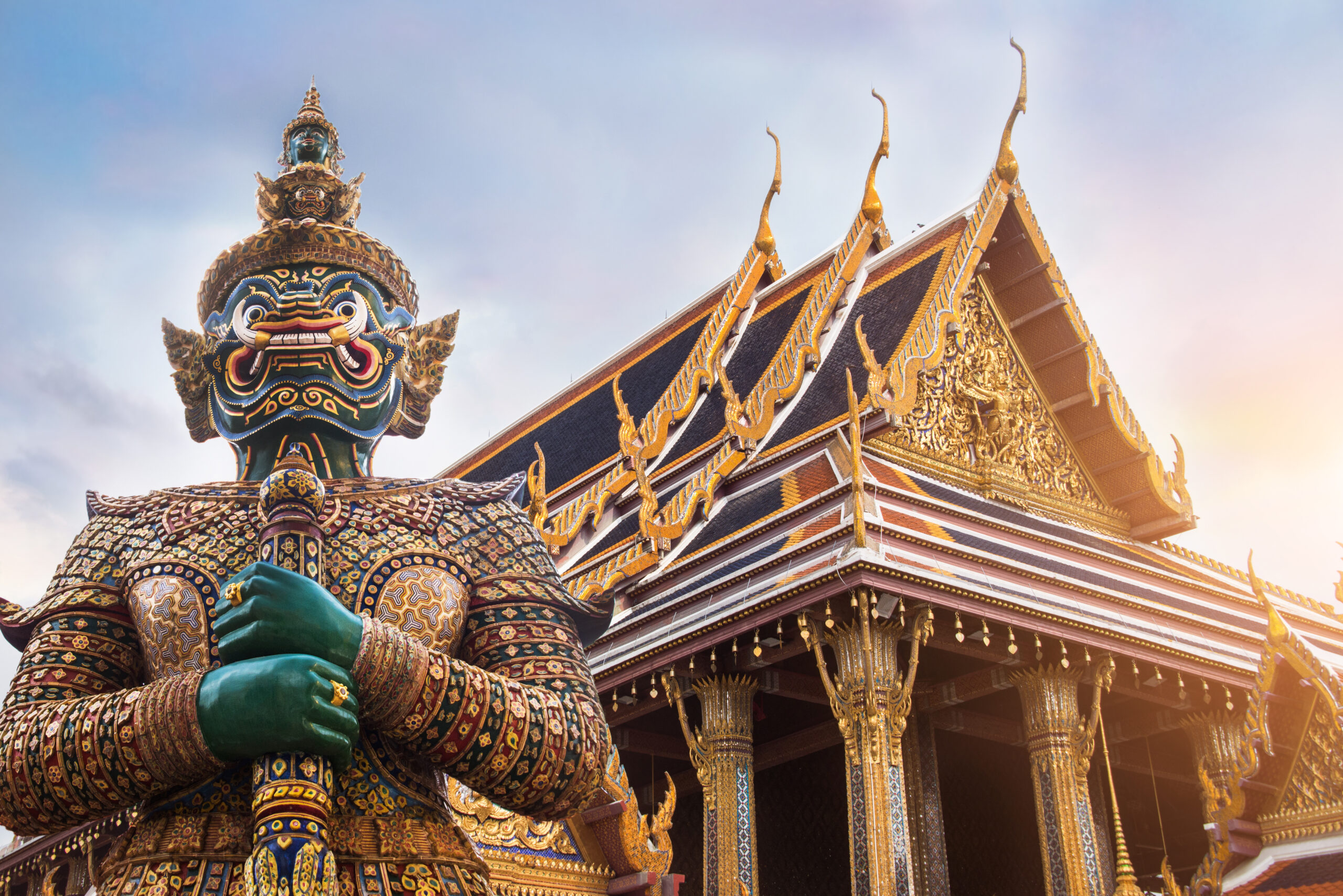 Wat Phra Kaew, Emerald Buddha temple, Thailand
