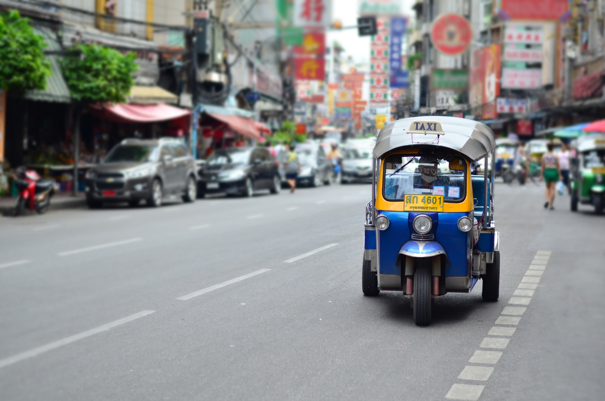 Tuk-Tuk Vehicle urban Bangkok, Thailand